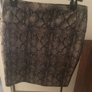 Snake Skin Print Athena Marie Skirt Medium
